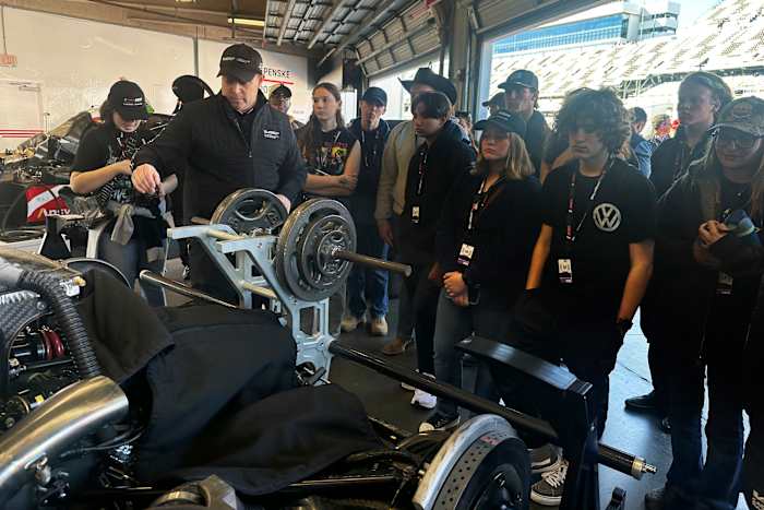 IMSA brings 27 STEM-focused high school students to Daytona to learn about jobs in motorsports [Video]