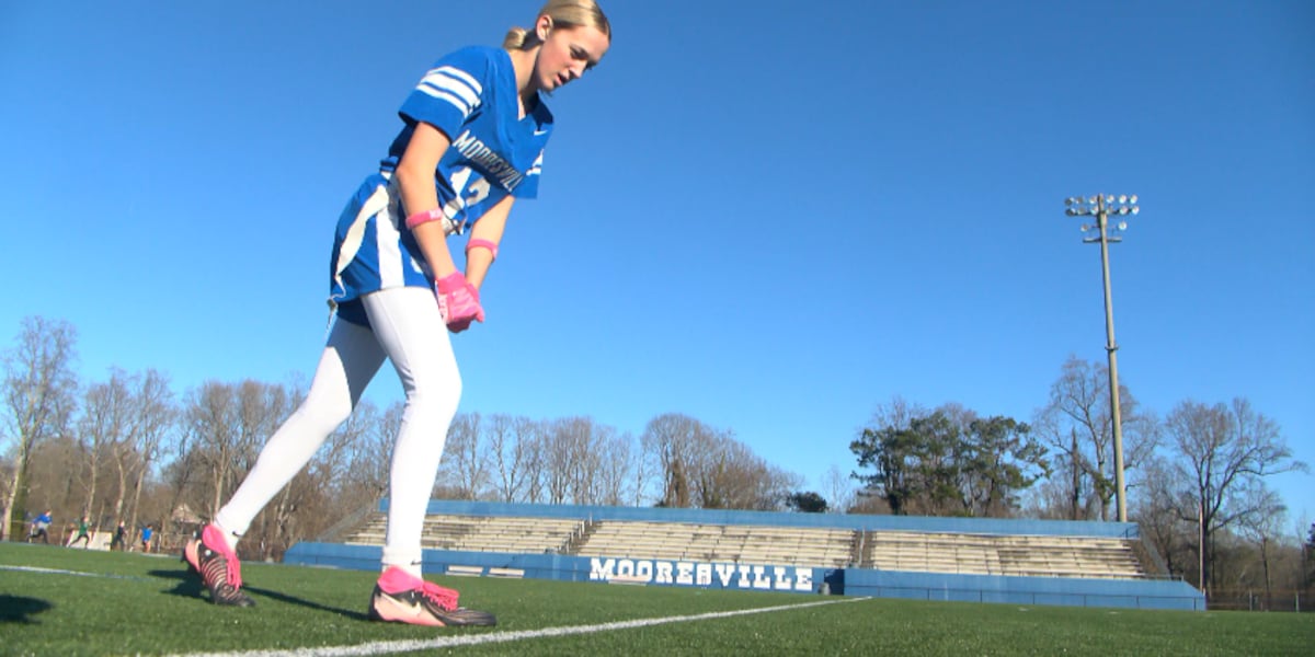 A generational talent: Mooresvilles Lilly Rumrill blazing a path in flag football [Video]