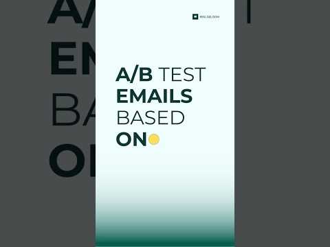 Master Email Marketing with A/B Testing: Boost Conversions 📈🔍 | MailsBloom [Video]